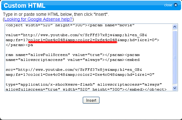 embed link image html. Also notice you can use the link from HTML generated by YouTube EMBED 