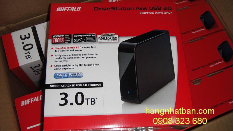 Bán HDD BOX 2.5 giao tiếp cổng USB 2.0, USB 3.0. Hàng NEW chính hãng Buffalo, Seagate - 11