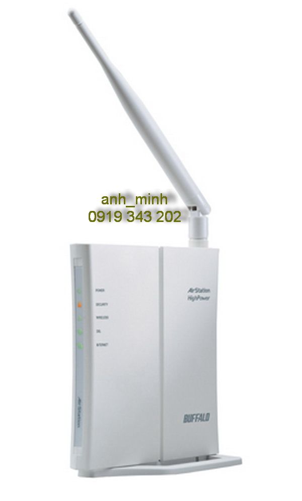 Router Wifi Buffalo. Modem adsl 2+, repeater thu phát sóng Wifi, Wifi Nhật chính hãng - 4