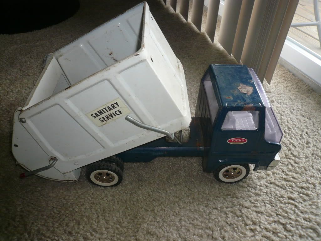 vintage tonka garbage truck