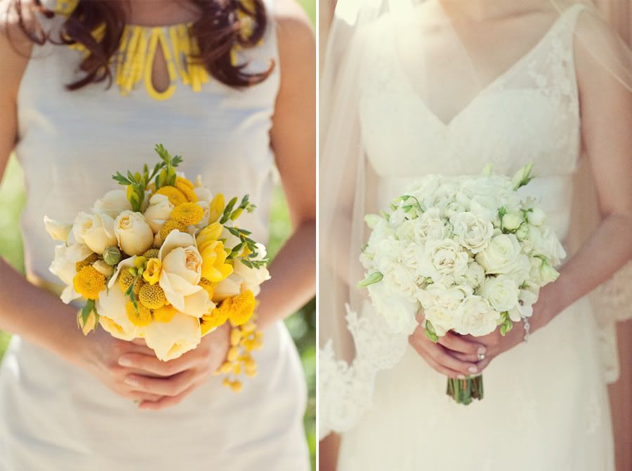 Real Yellow and Grey Wedding by Stephanie Williams via TheELD.com
