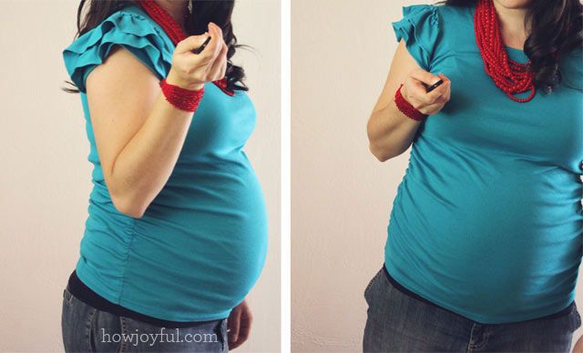 how to make a belly shirt without cutting it