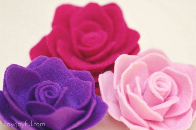 Felt Roses Tutorial