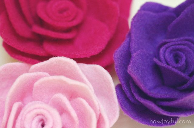 Felt Roses Tutorial