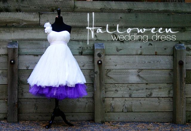 halloween wedding dresses