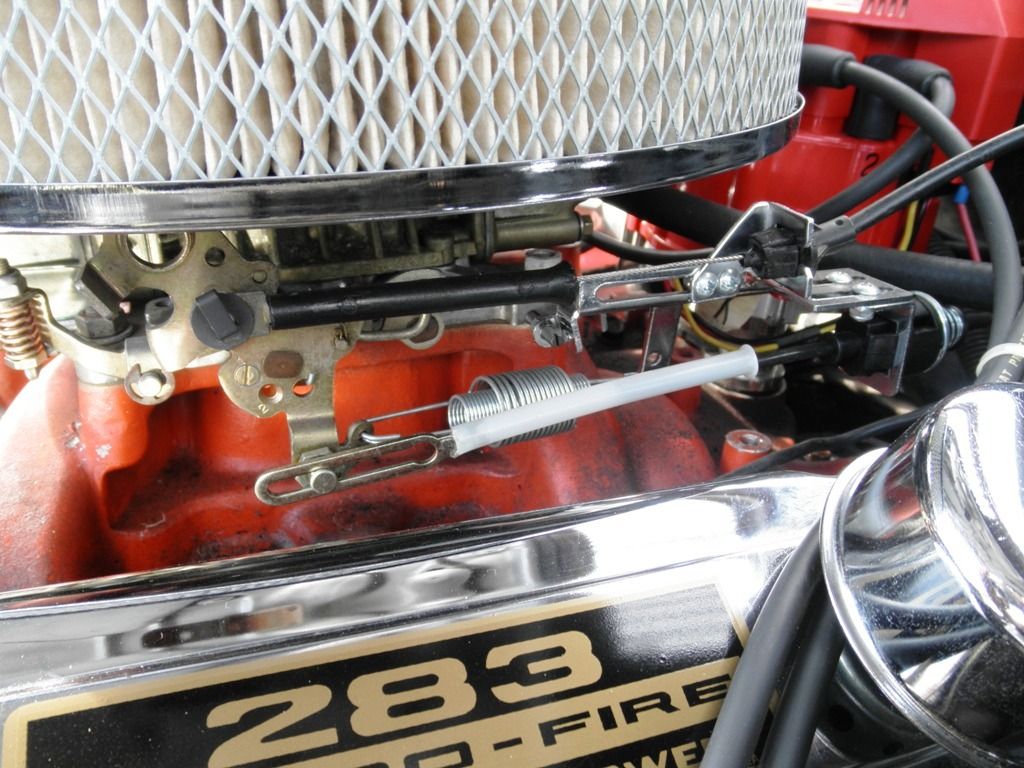 How do I hook up kick down cable