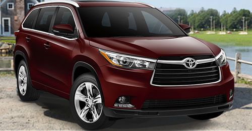 Rent Toyota Highlander 7 Passengers Toyota Highlander