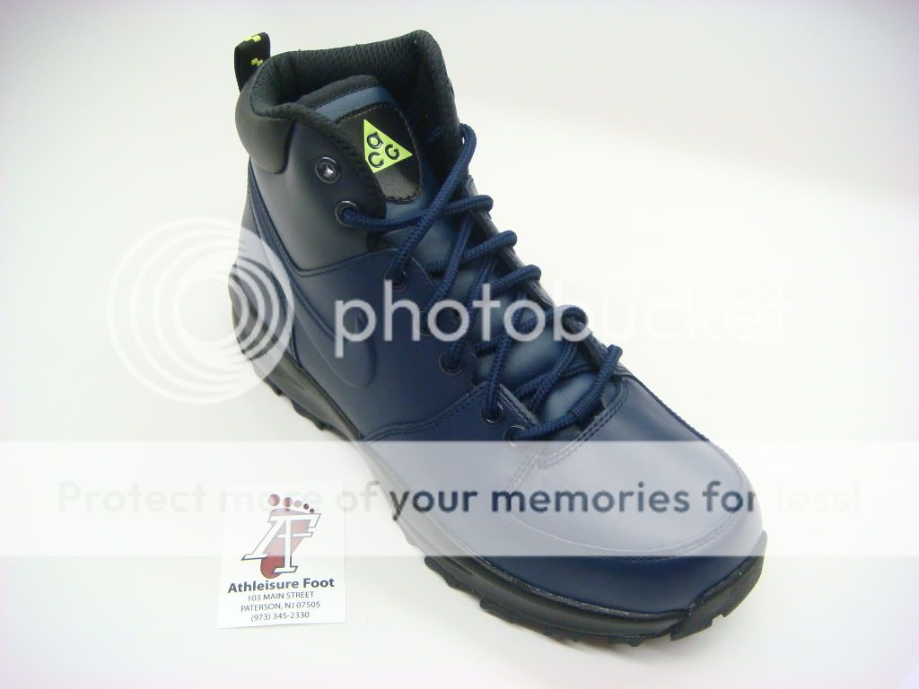 NIKE ACG MANOA LEATHER BOOTS NEW SUPREME OBSIDIAN 454350 400  