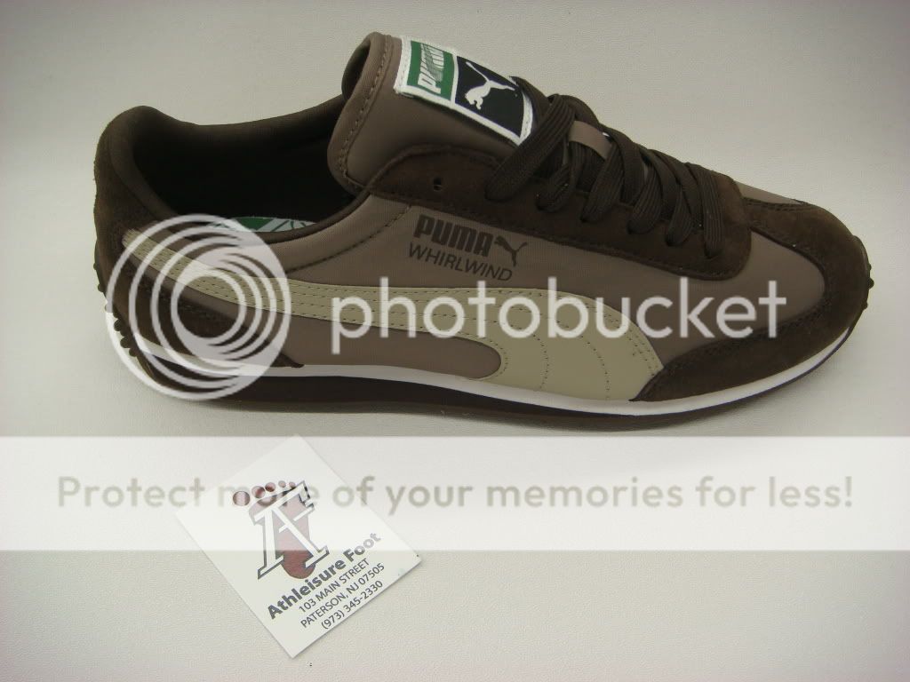 PUMA WHIRLWIND CLASSIC SNEAKER RUNNING NEW SUPREME CHOCOLATE BROWN 