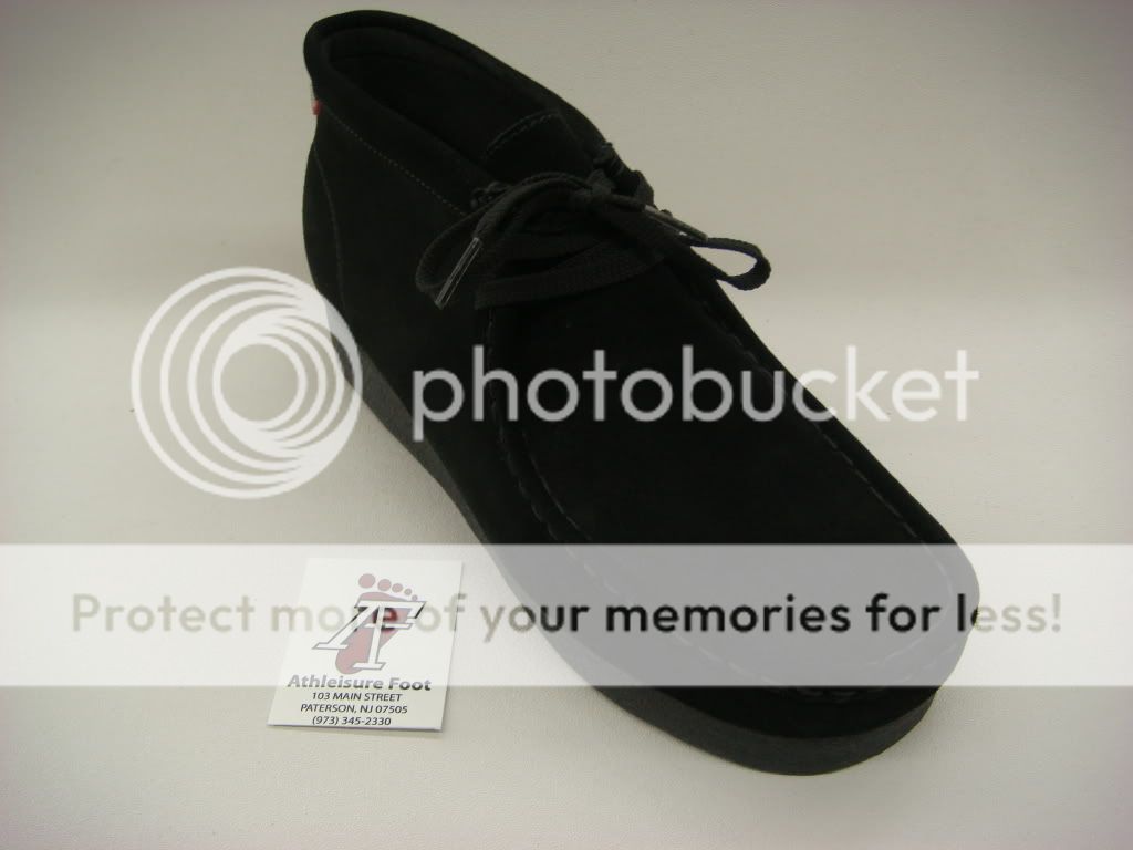 CLARKS ORIGINALS PADMORE CASUAL BLACK SUEDE SHOES SUPREME NEW RETRO 