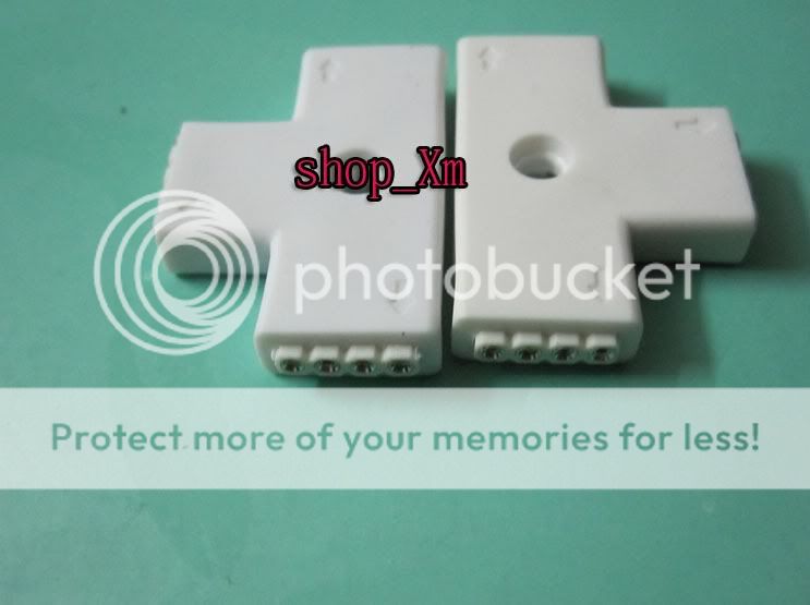 2xT Verbinder Verlängerungskabel LED Strip 3528 5050 RGB 3