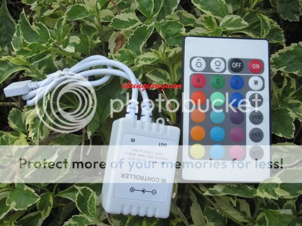 24 Keys IR Remote Controller for RGB LED Strip +grb 3528 us  