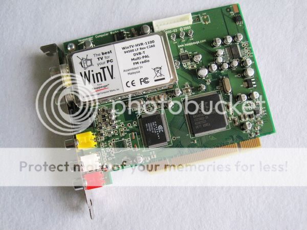 WinTV HVR 1100 Hauppauge PCI TV Tuner Card  