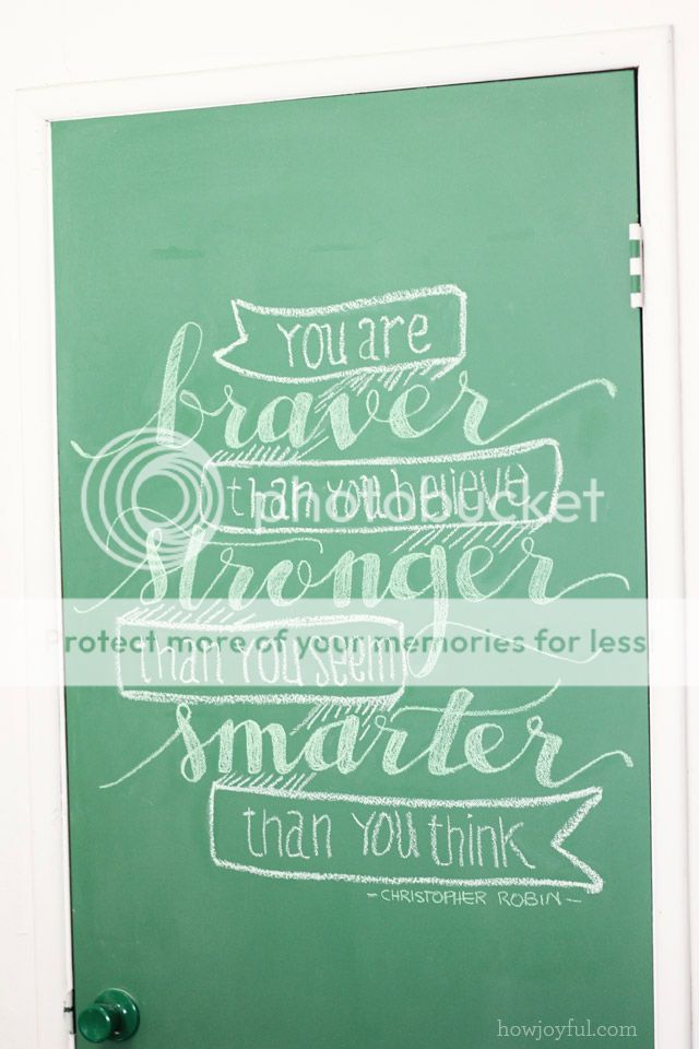 Lullaby chalkboard paint review HowJoyful Lettering and Calligraphy