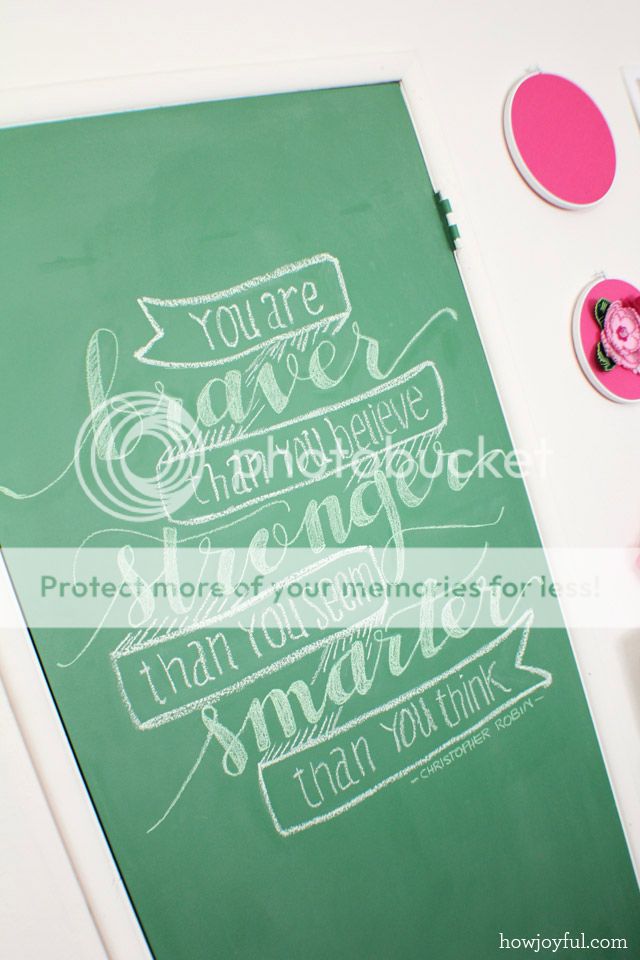 Lullaby chalkboard paint review HowJoyful Lettering and Calligraphy