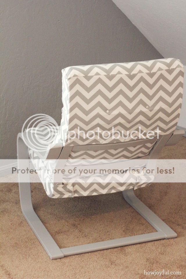 Nursery Ikea Poang Chair Recover Howjoyful Lettering And