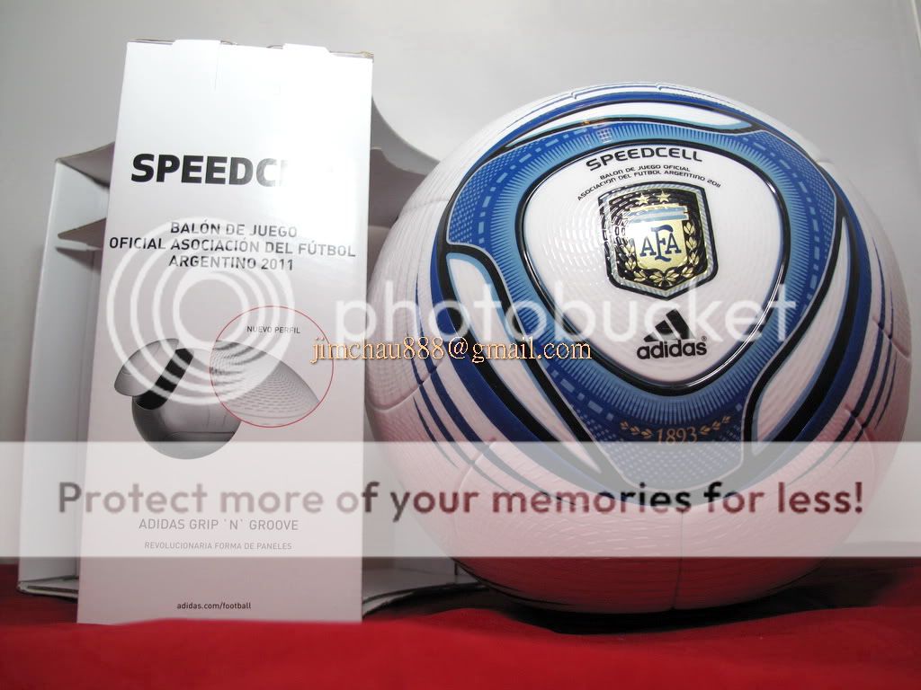 Bola oficial 2011 de la combinación de Adidas Speedcell Argentina